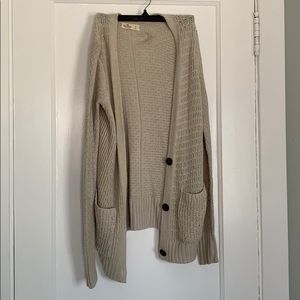 Tan cardigan